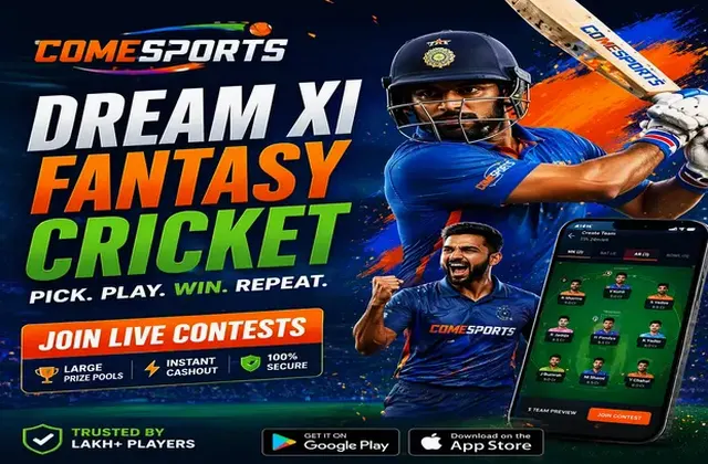 Comebeta (come beta) fantasy cricket & matchday visual 1